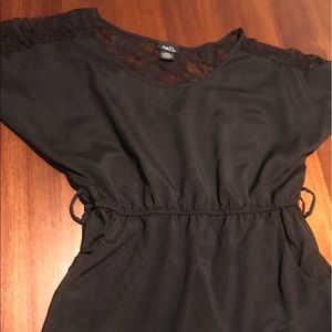 Rue 21 black dress with lace back