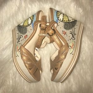 Coach Caroline Stud Wedges Pierre Le Tan Sequins🌞