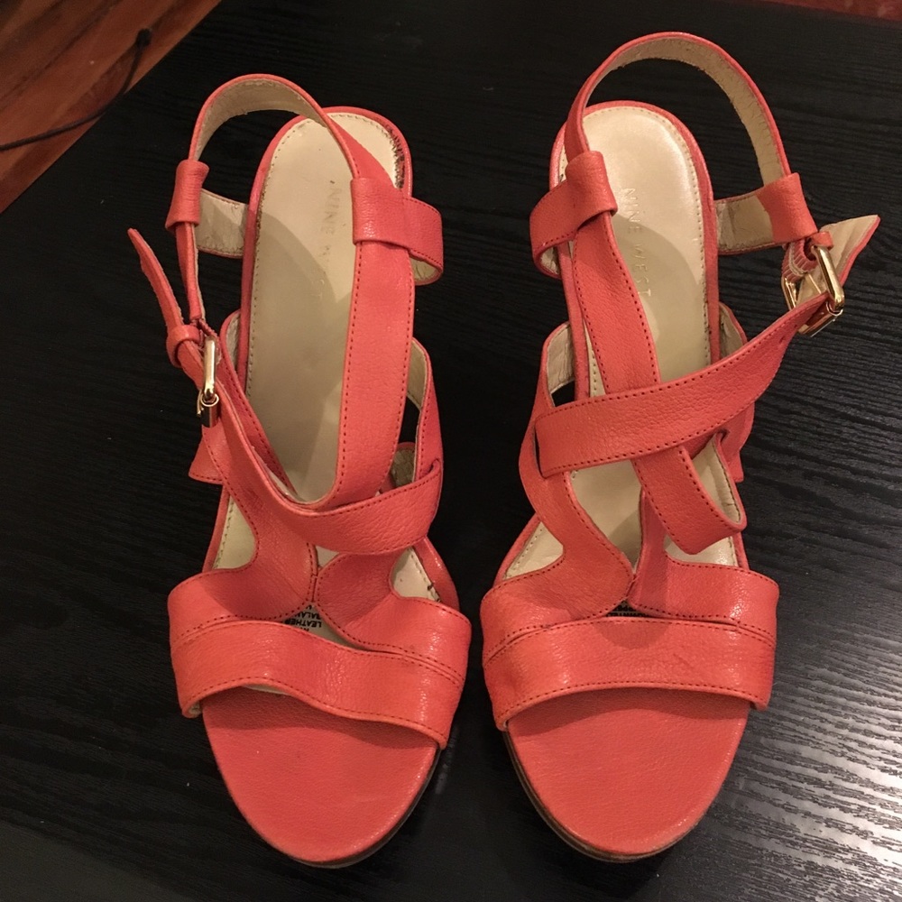 Nine West Coral Wedge Sandals
