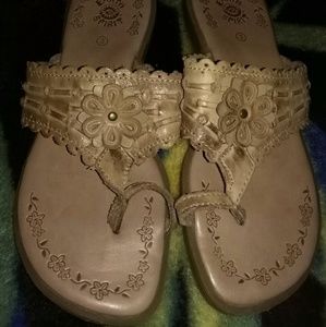 Earth sandals...very comfortable .