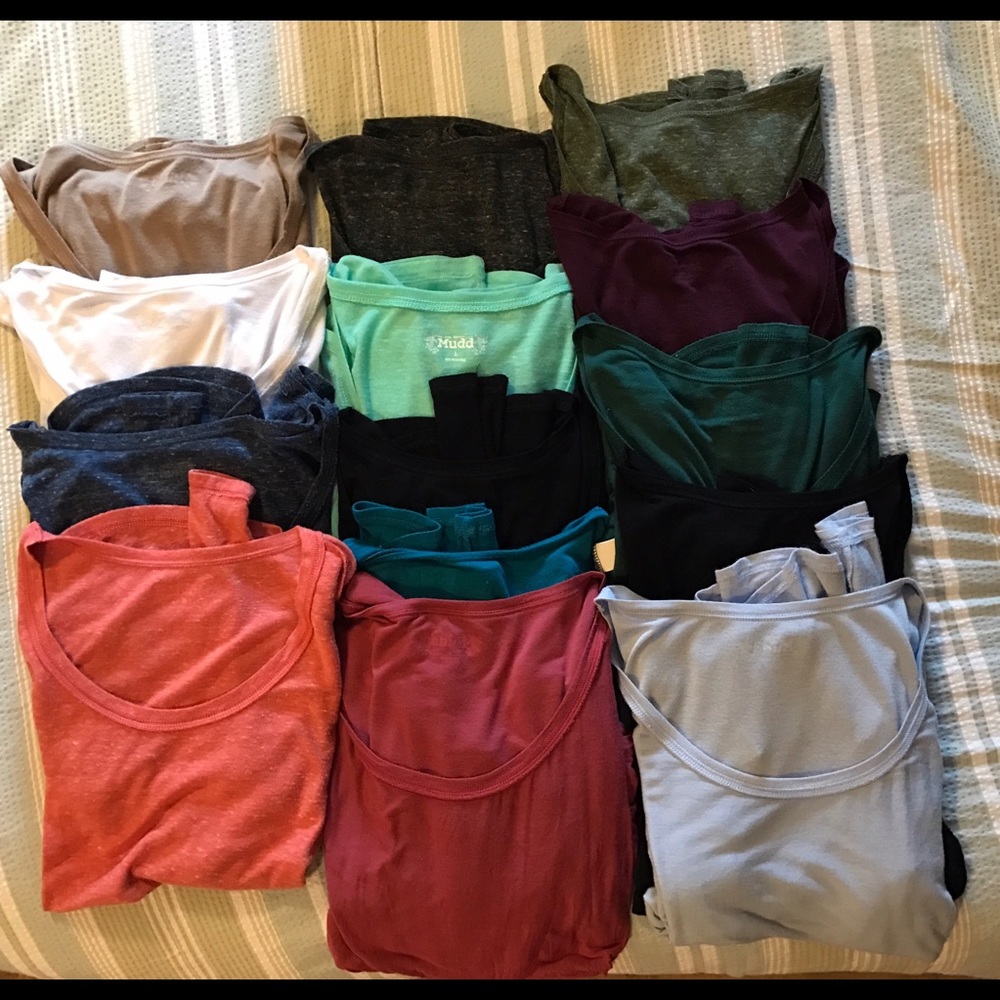 Wow! 14 long sleeve tees!