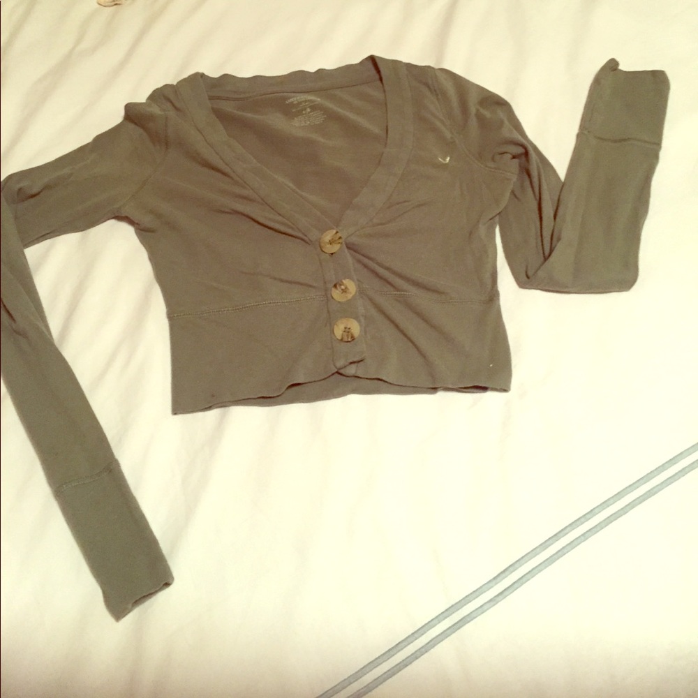American eagle outfitters cropped cover up