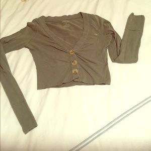 American eagle outfitters cropped cover up