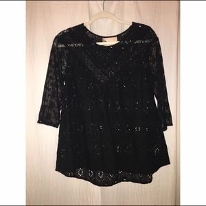 Anthropologie 3/4 sleeve shirt.