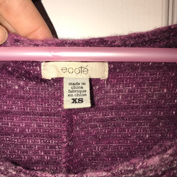 Purple Sweater Tunic - Picture 3 of 3