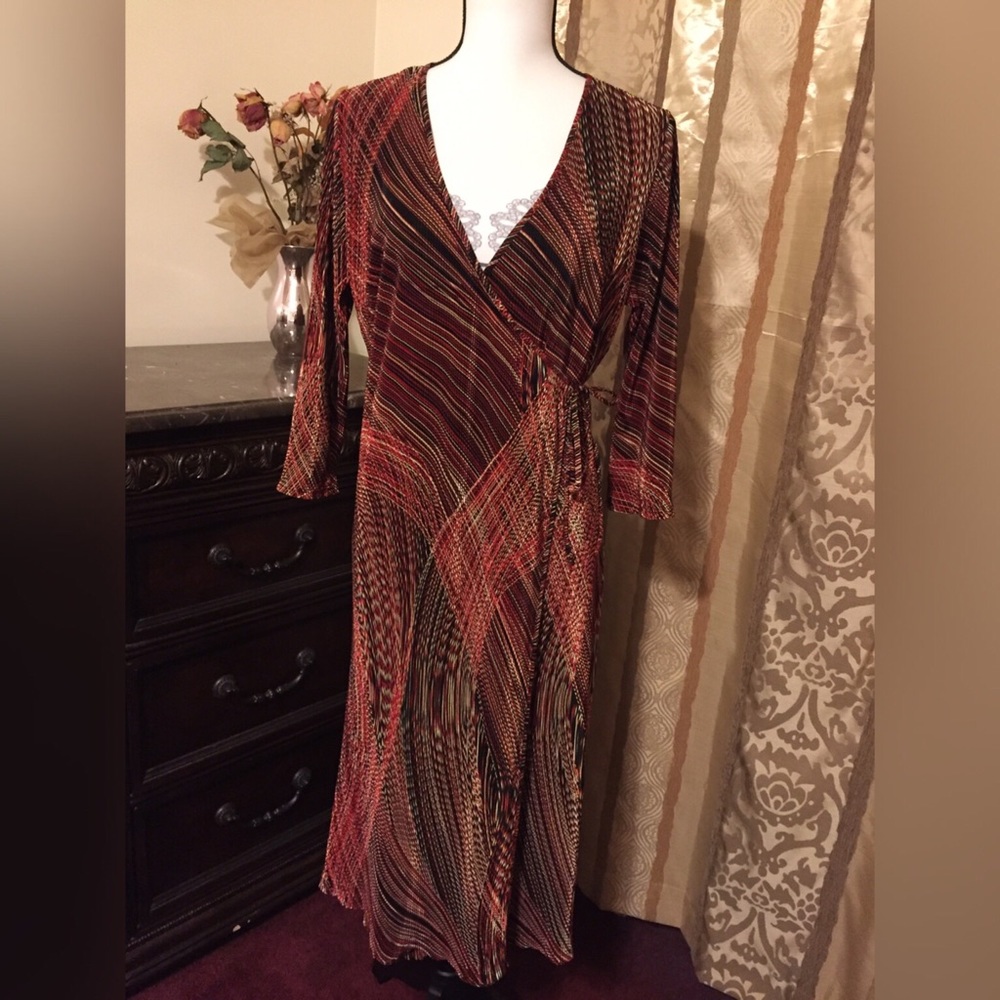 Arden B. Wraparound dress