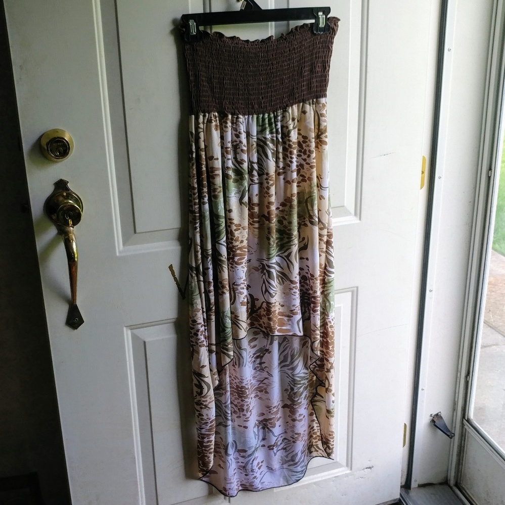 FINAL PRICE - Lovely hi-lo strapless dress
