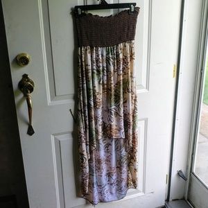 FINAL PRICE - Lovely hi-lo strapless dress