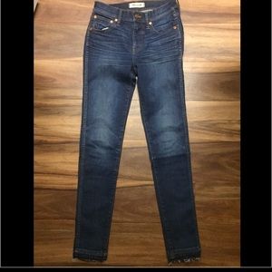 Madewell *Custom* Drop Hem Denim