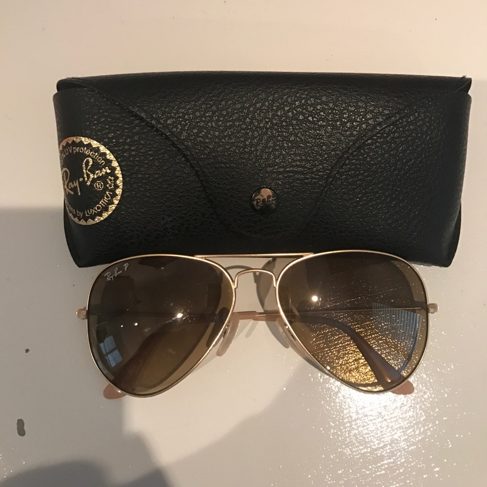 RayBan Polarized Classic Aviators