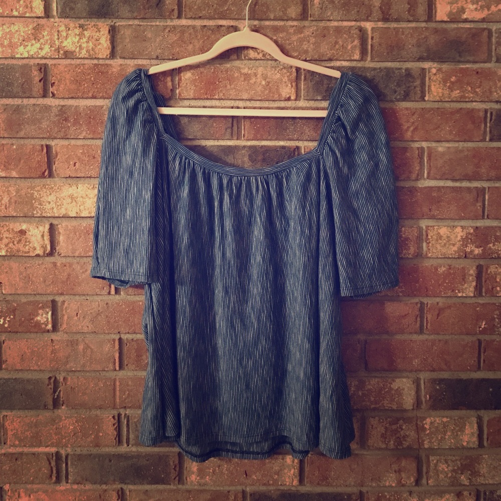 Anthropologie Postmark off the shoulder top