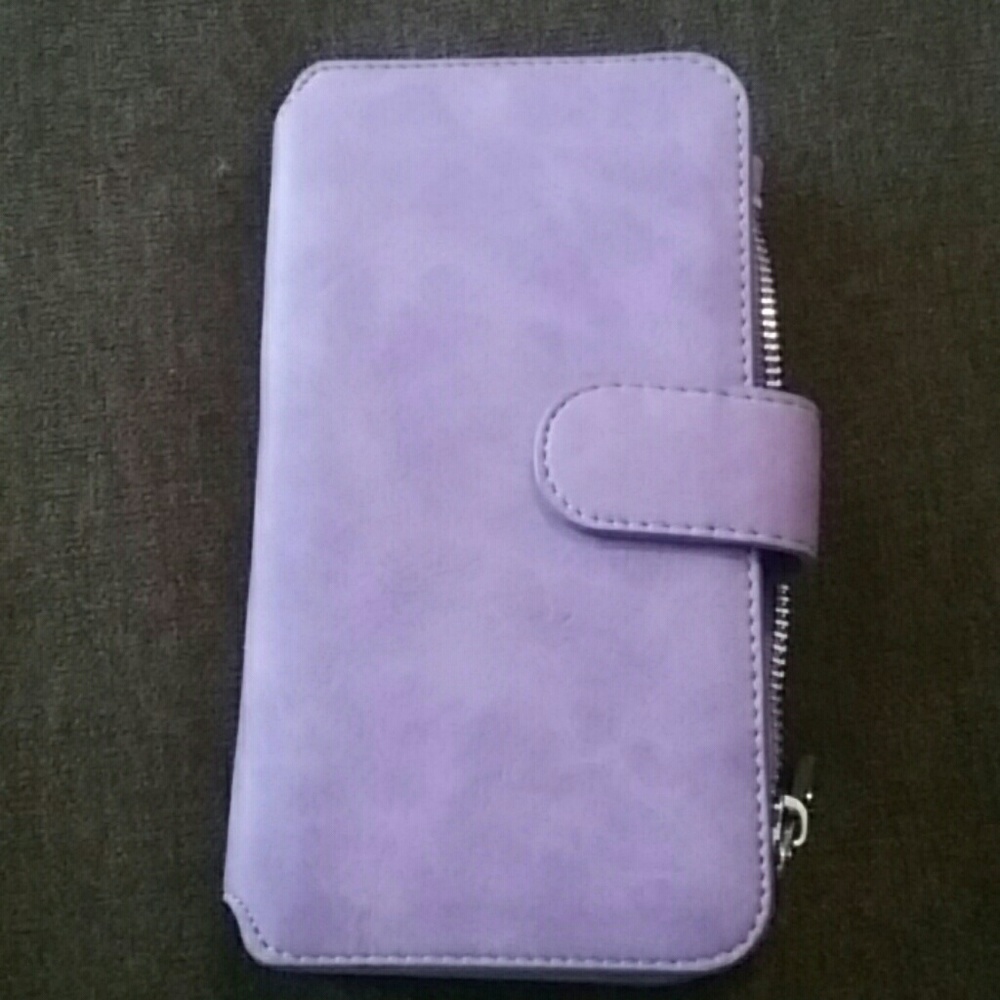 Pale purple wallet