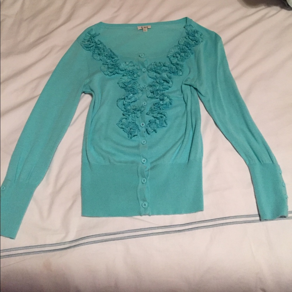 Turquoise sweater size small