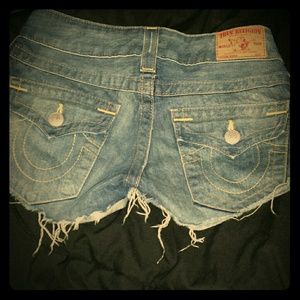True Religion Jean shorts