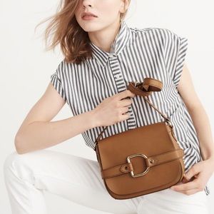 NEW A&F cross body saddle bag- faux leather