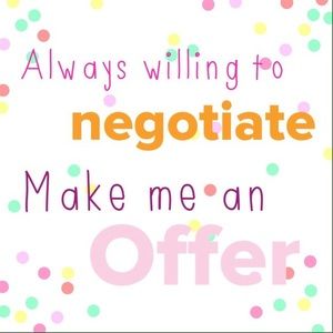Love the item but not the price? Make me an offer