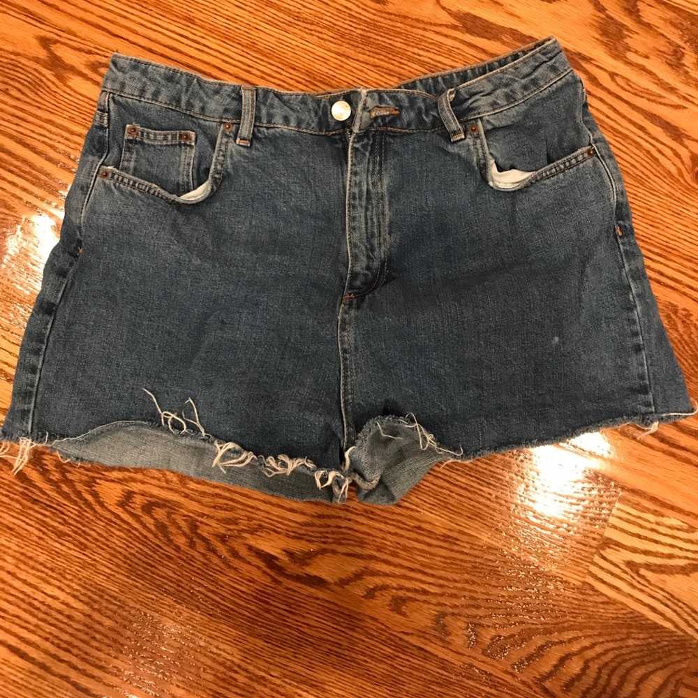 Top shop Moto high waisted shorts NWOT