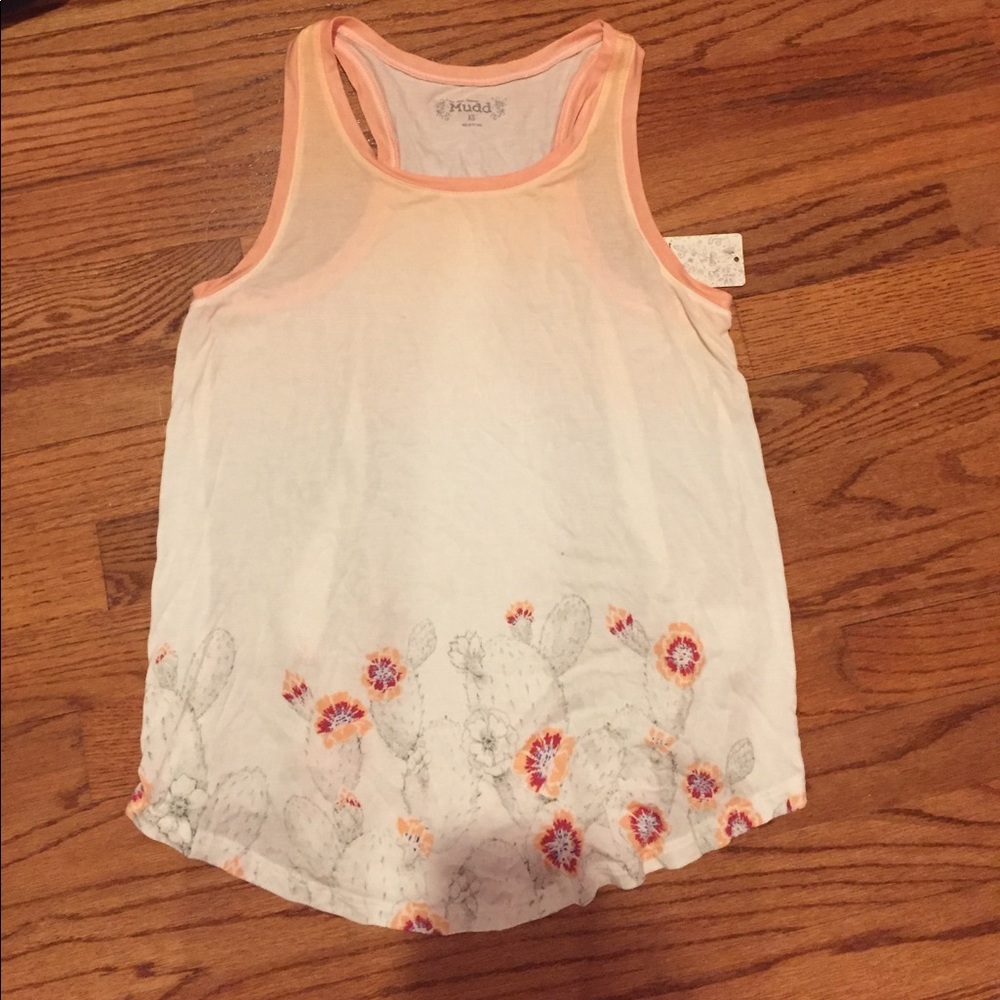 Tank Top with Cactus Pattern