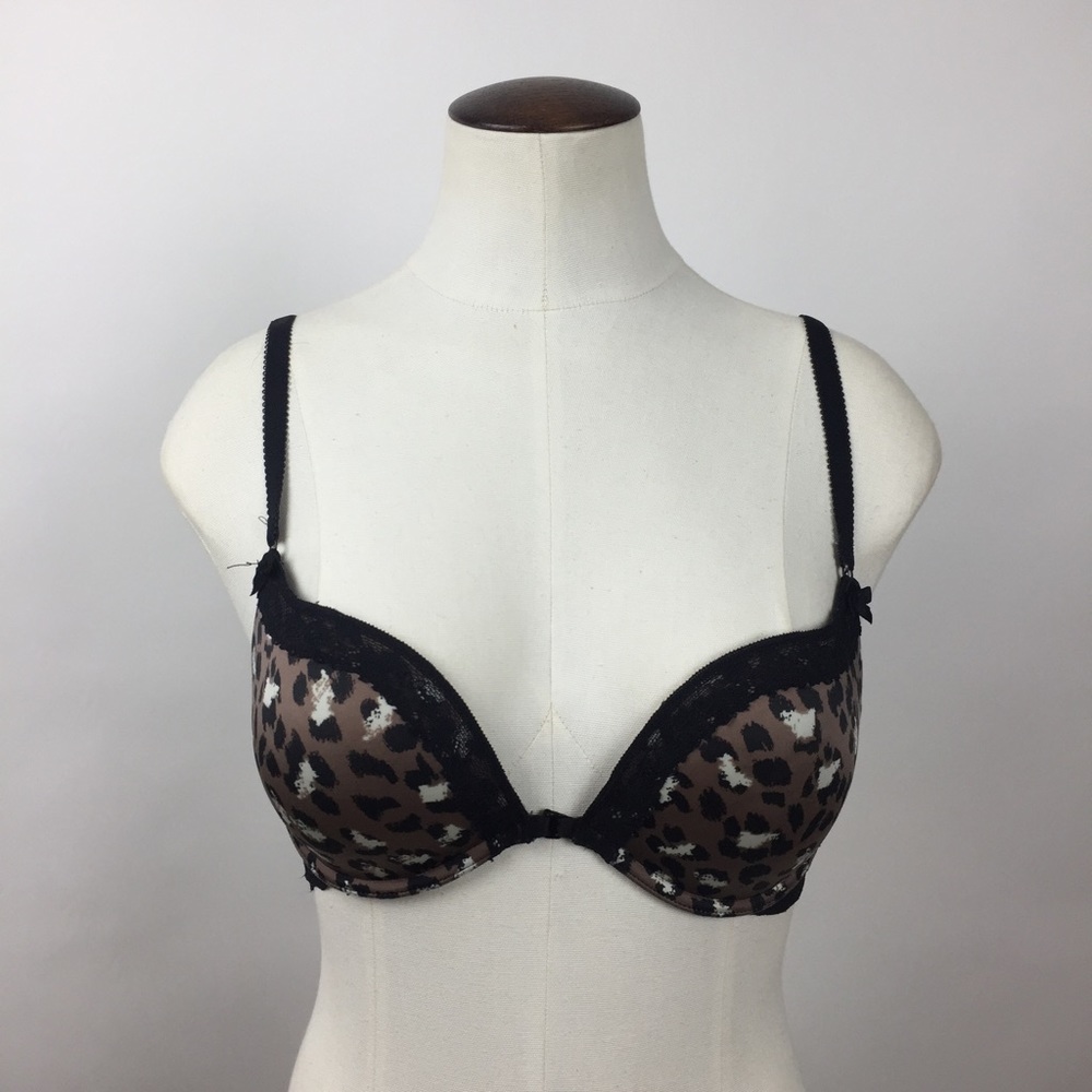 Leopard print aerie Scarlet bra - 34C