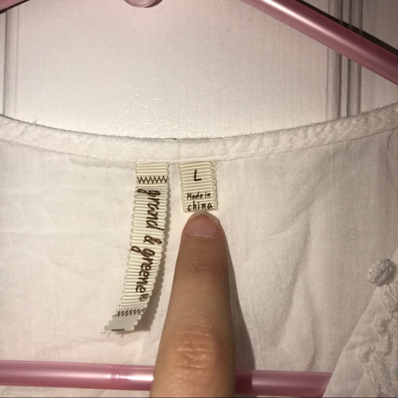 White Button Up blouse - Picture 2 of 3