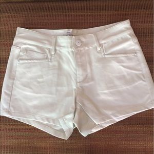 BCBGeneration White vegan leather shorts