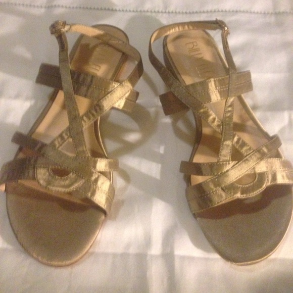 Anthroplogie Candela strappy satin sandals - Picture 2 of 3