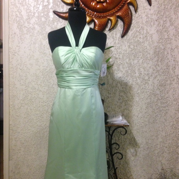 David's Bridal Formal Satin dress - Picture 1 of 7