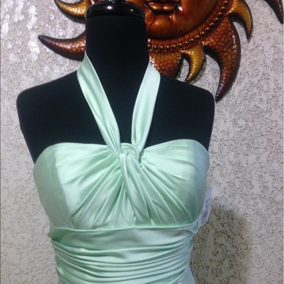 David's Bridal Formal Satin dress - Picture 2 of 7