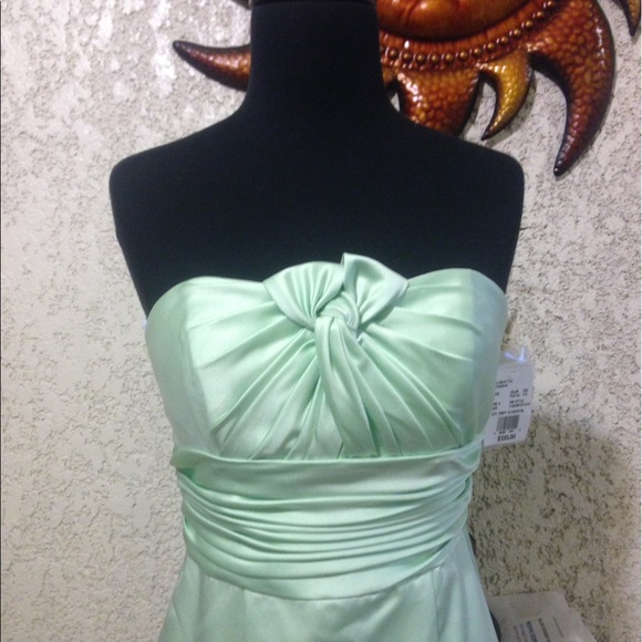 David's Bridal Formal Satin dress - Picture 3 of 7