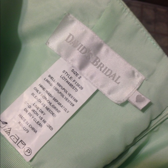 David's Bridal Formal Satin dress - Picture 5 of 7