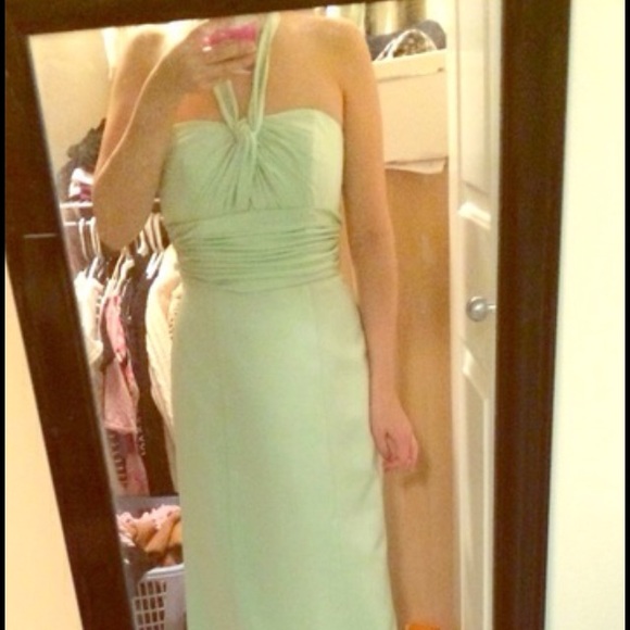 David's Bridal Formal Satin dress - Picture 6 of 7