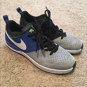 Men's Blue and Gray Casual Nike Sneakers