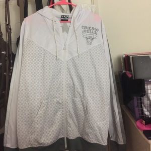 Barely Used Chicago Bulls Nylon Hoodie