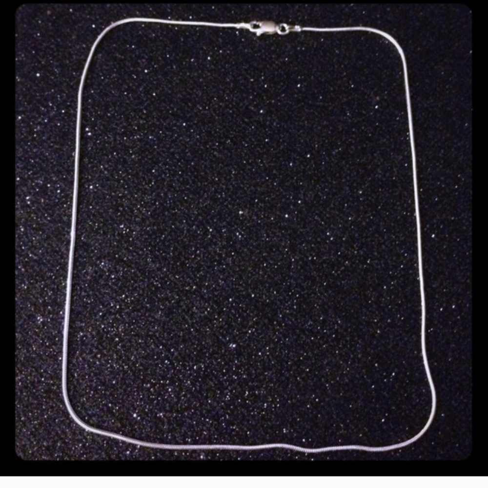 15" & 16" silver snake chains~