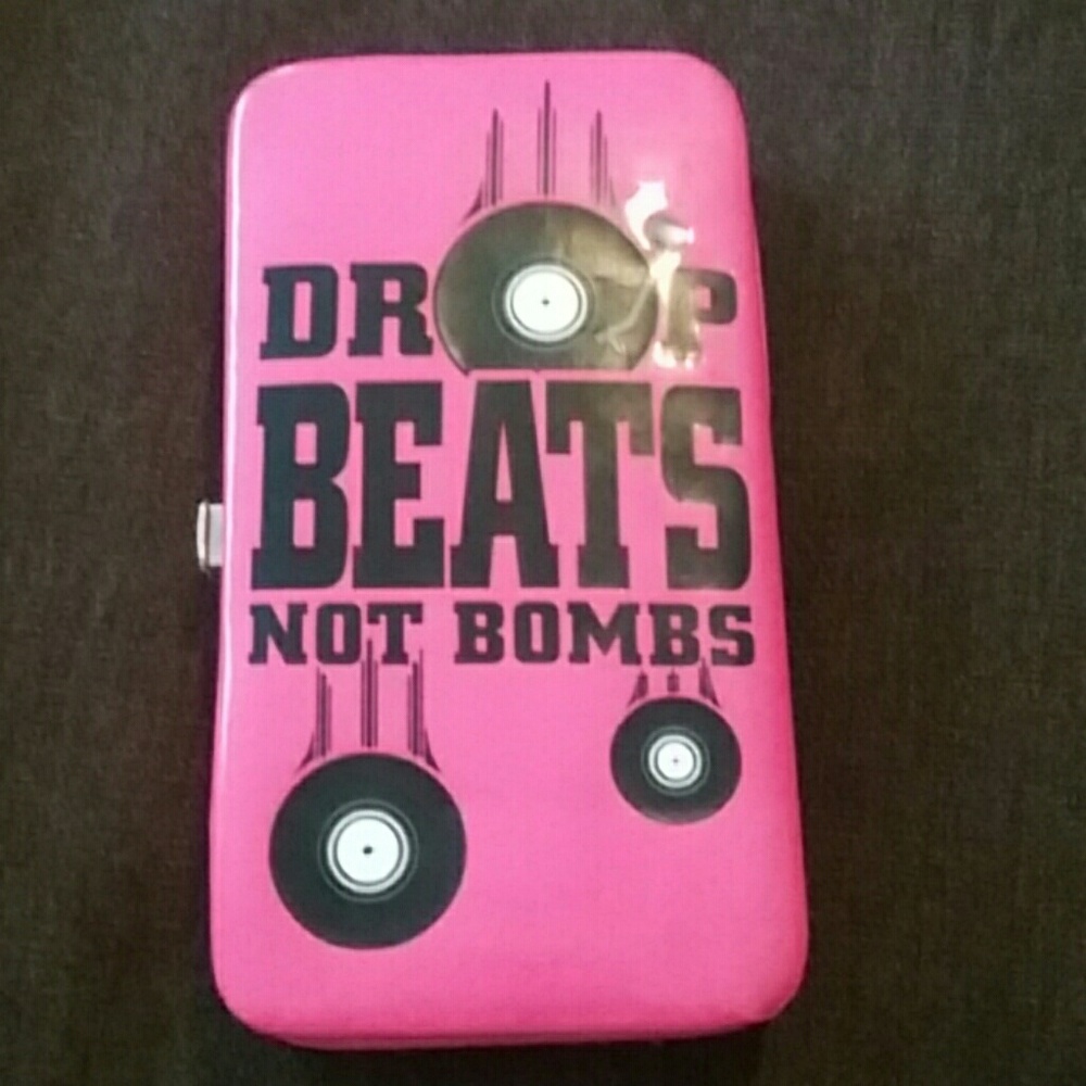 Hot pink wallet