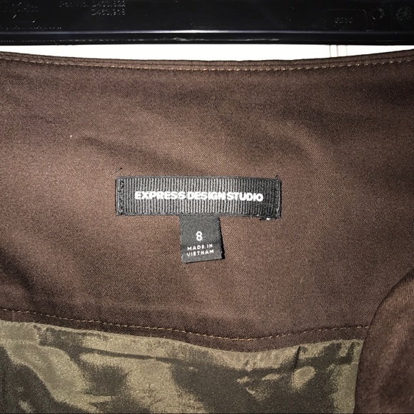 Express Brown Skirt - Picture 3 of 3