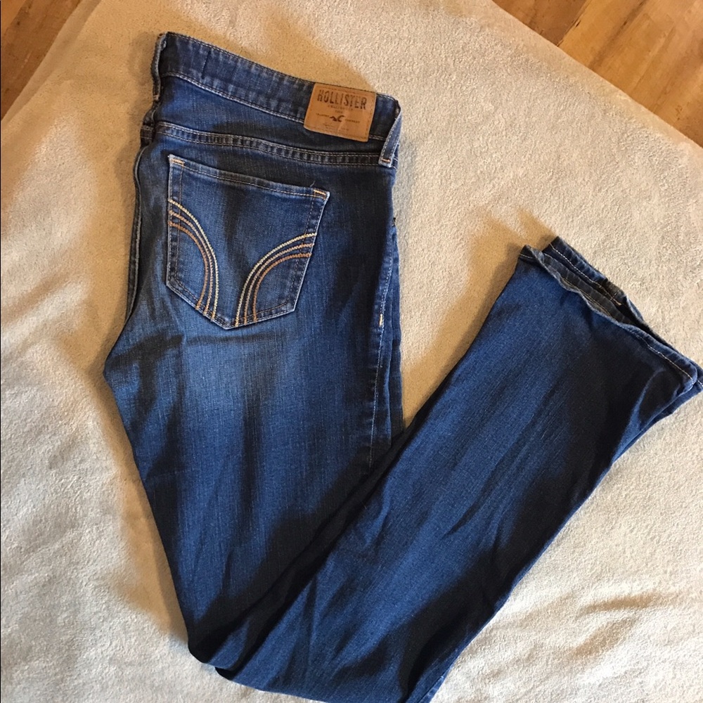 Hollister med wash jeans