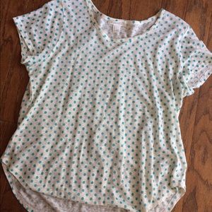 Forever 21 spring polkadot shirt