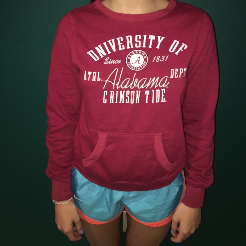 Crimson University of Alabama sweatshirt