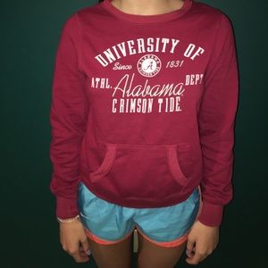 Crimson University of Alabama sweatshirt