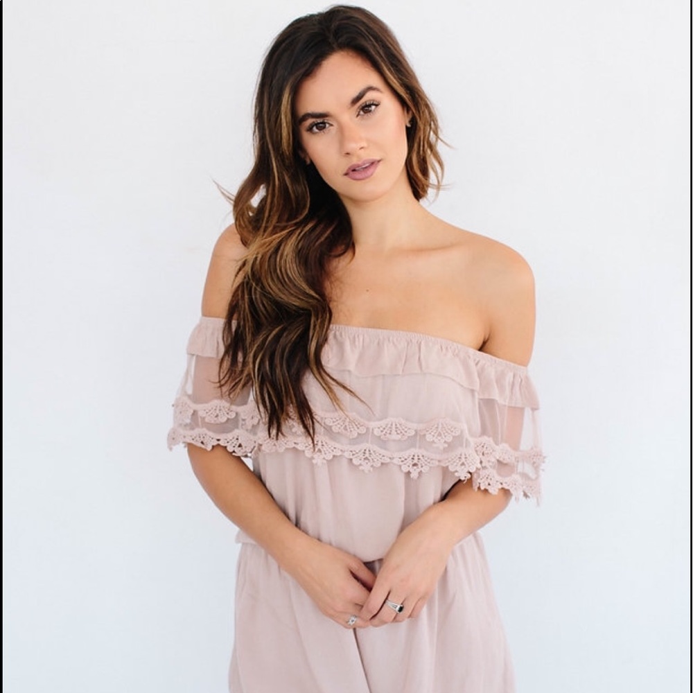 SPARKLING ROSE ROMPER - Picture 2 of 4