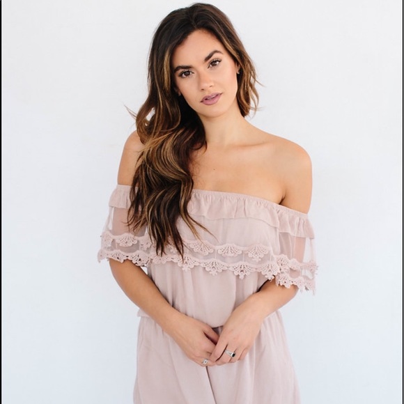 SPARKLING ROSE ROMPER - Picture 2 of 4