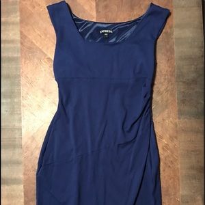 Navy Blue Express Dress