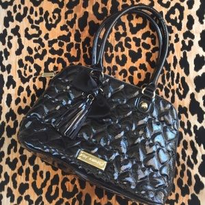Betsey Johnson Patent Heart Purse