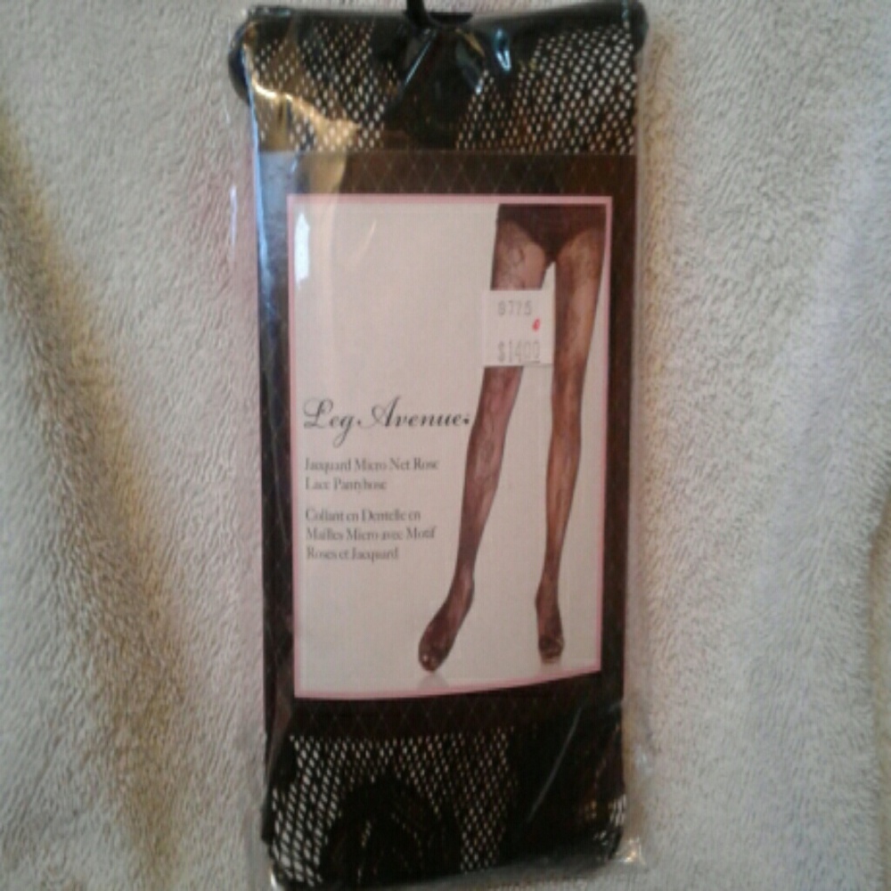 Lace panty hose
