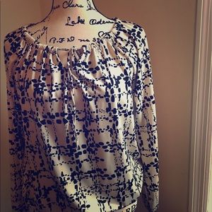 The Verve-Cinched Waist Blouse-EUC-Size M