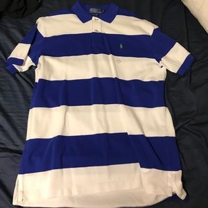 Blue/White Polo Shirt