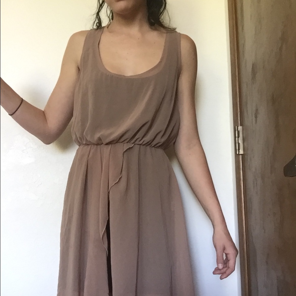 LF Sheer High-Low Dress