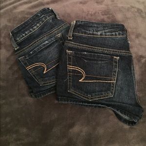 2 Pairs of American Eagle Jean Shorts