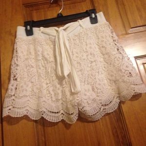 Lace shorts